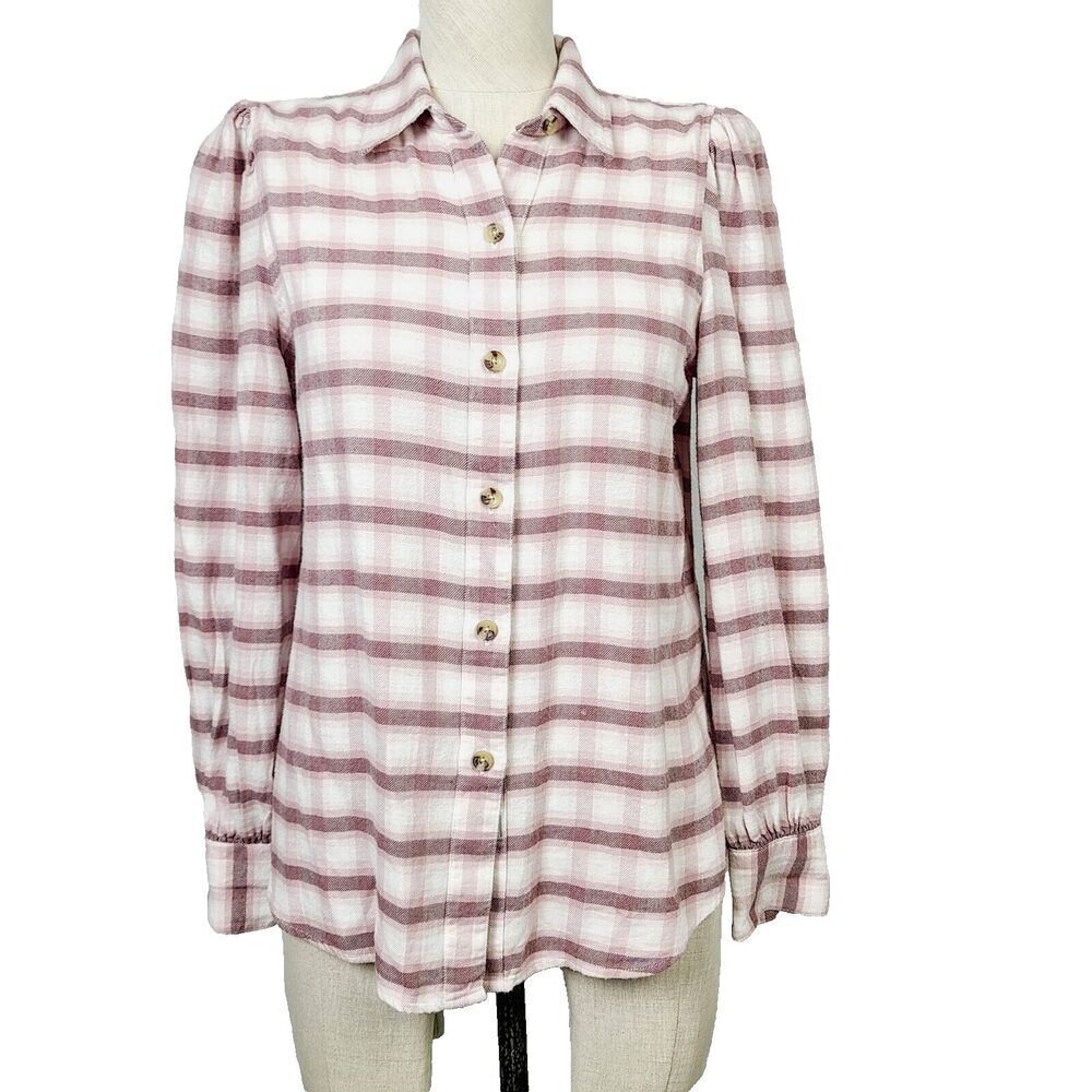 Rails Pink Plaid Button Down Shirt